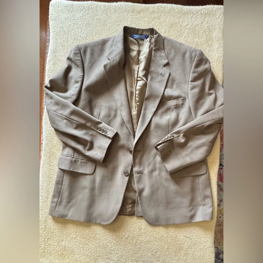 Lands' End Men's Tan Blazer